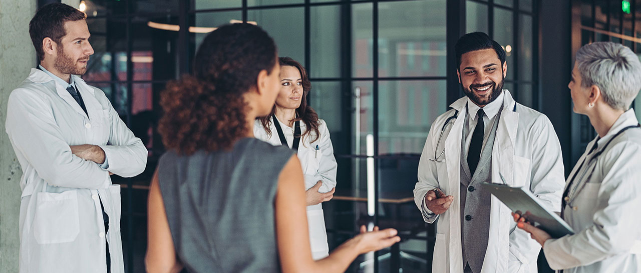 Healthcare team collaboration concept image